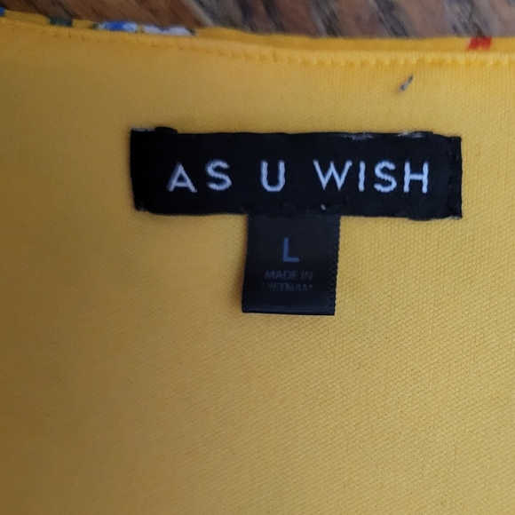 🍒 As U Wish Boho Floral Day Dress size Large - Picture 9 of 13